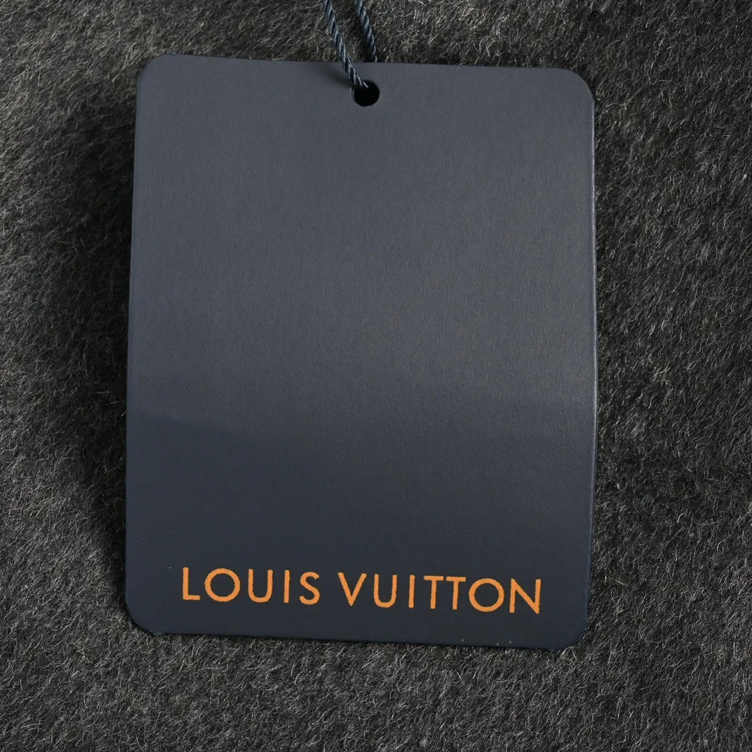 Louis Vuitton/Louis Vuitton 24Fw embroidered letter cotton shearling sleeve baseball jacket